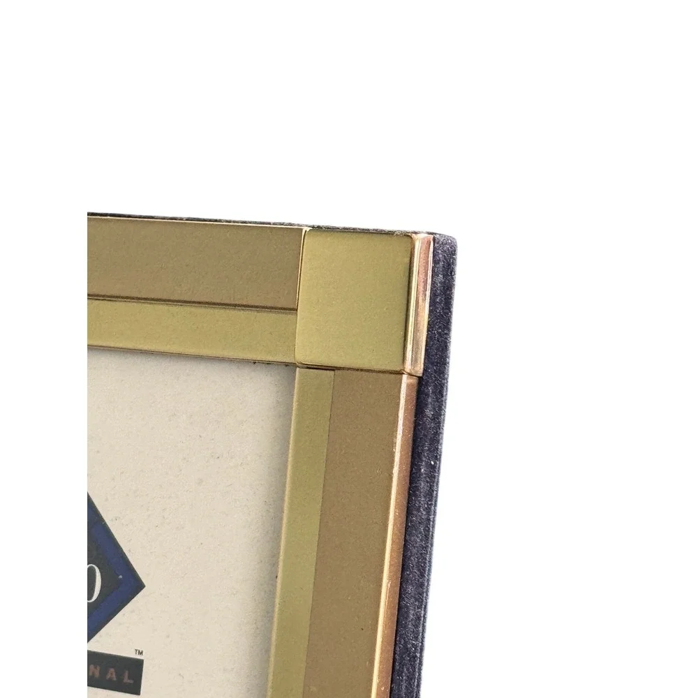 Fetco Beacon Hill Solid Lacquer Coated Brass‎ 5x7 Picture Frame Art Deco